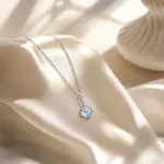 Deep Sea Aquamarine Pendant Necklace - Image 4